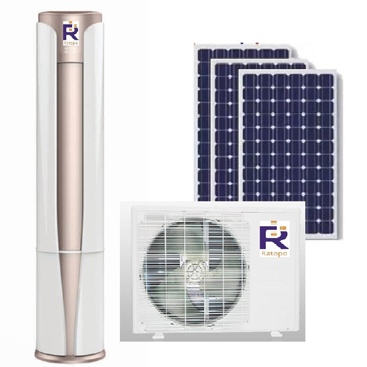Ratopo Floor standing type solar air conditioner slender round type