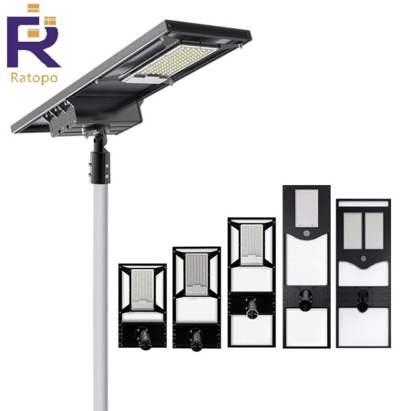 60w 8m Ip65 Solar Outdoor Light Efficiency Led Solar Street Light