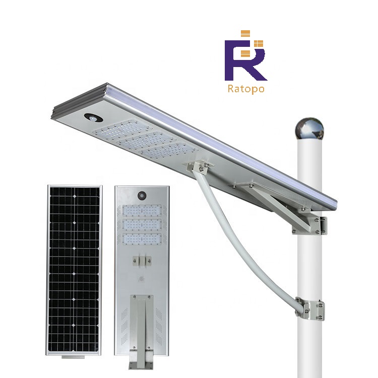 120w Professional Manufacturer Of New Design All In One Solar Street Light With Panel Outdoor Lamp